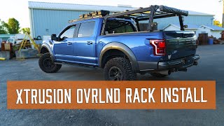 My New Rack from Xtrusion Ovrlnd on Ford F150 Raptor