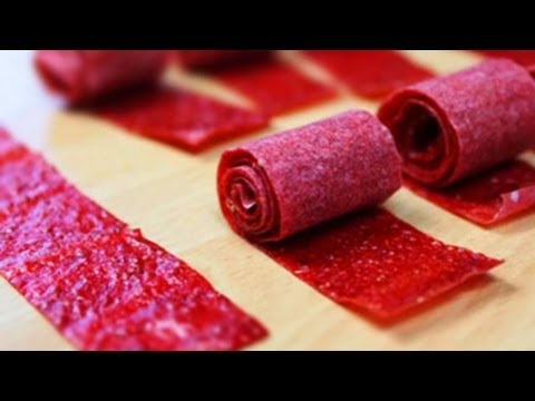 How To Make Home made Fruit Roll Up for Kids