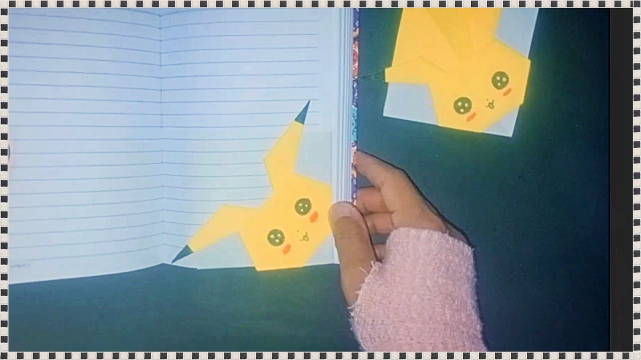 Pembatas Buku Pokemon Pikachu Pikachu Pokemon Bookmark Diy Youtube Bookmark Diy Pokemon Pikachu