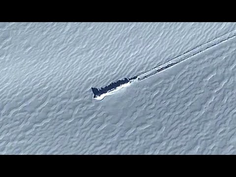 ЗАГАДОЧНЫЙ ОБЪЕКТ В АНТАРКТИДЕ. УПАВШИЙ КОРАБЛЬ ИЛИ ЧТО ТО ЕЩЁ!?