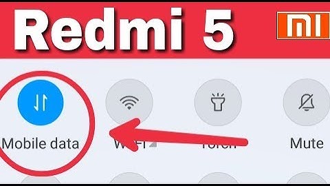 Redmi 5 || How To Change Data Connection || Sim Card internet Change