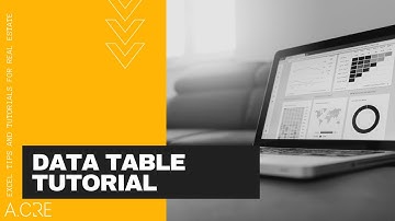 Data Tables Tutorial Series Part 1 [One Variable Data Tables]