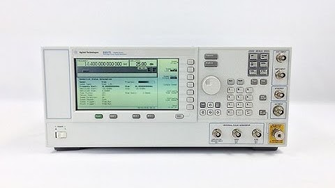 Keysight / Agilent E8257D PSG Analog Signal Generator