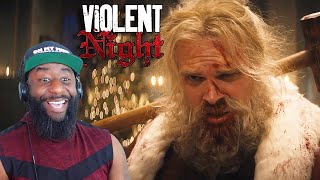 Violent Night Trailer Reaction | David Harbour is Santa Claus