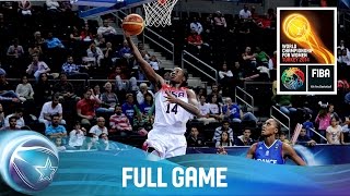 USA v France - Full Game - Quarter Final - 2014 FIBA World Championship for Women