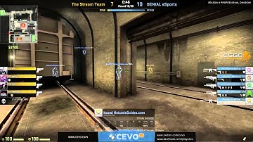 CEVO-Pro CS:GO Season 4: The Stream Team vs. NetcodeGuides.Com - Week 5:1 on de_train