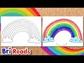 How To Draw A Colorful Rainbow For Kids Draw Along With Bri Reads