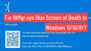 Fix fltmgr.sys Blue Screen of Death In Windows 11/10/8/7