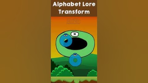 Alphabet Lore Transform but Everyone is C Different Colour #alphabet #alphabetlore #abc #funny