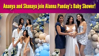 Ananya Panday Shanaya Kapoor pose with parentstobe Alanna Panday Ivor