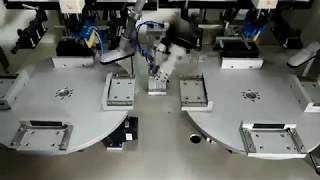 Automatic battery casing punch & screen print