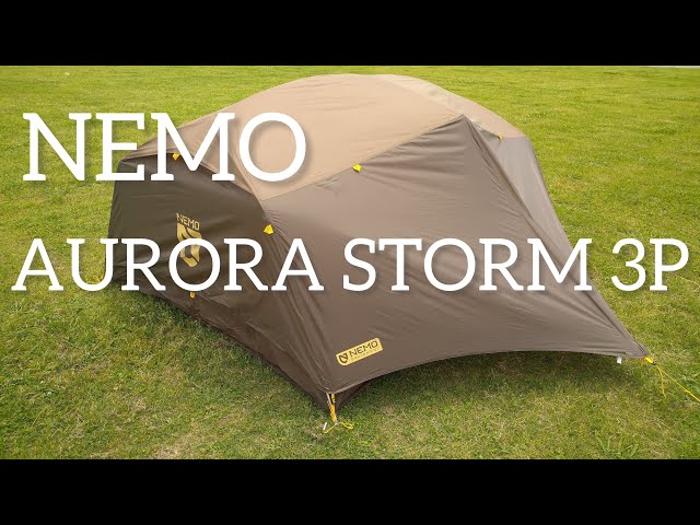 レビュー】「NEMO AURORA STOME 3P」のテント紹介。登山キャンプ、ソロ