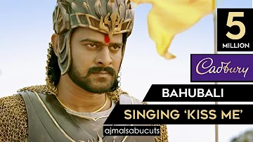 Bahubali Singing "Kiss Me" | Cadbury Silk New Ad | ajmalsabucuts