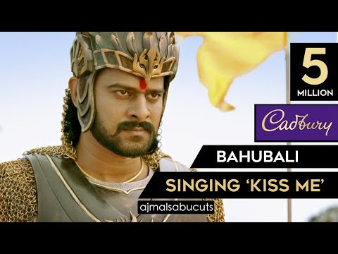 Bahubali Singing "Kiss Me" | Cadbury Silk New Ad | ajmalsabucuts