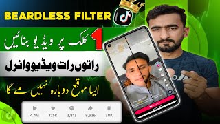 Tiktok Beardless Trending Filter | How to Get No Beard Filter on Tiktok | Tiktok Remove Beard Resimi