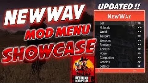 NewWay Mod Menu Showcase | RDR 2 | SAFE + UNDETECTED |