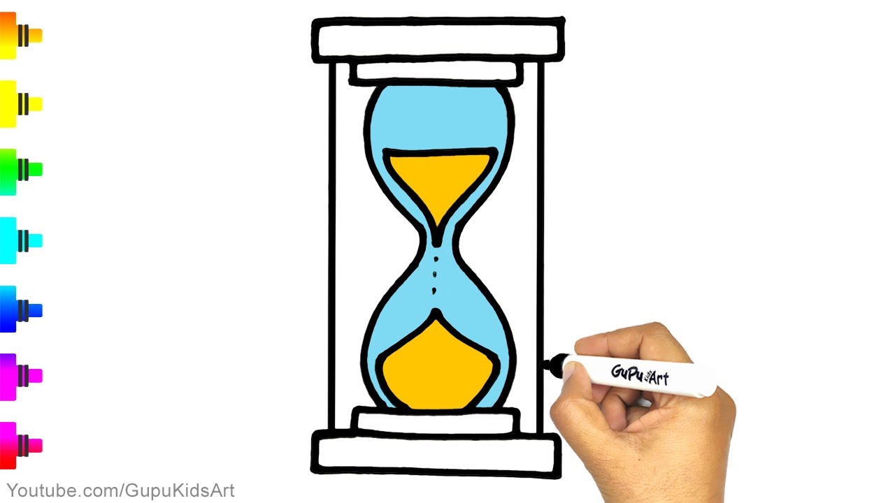 Hour glass drawing illustration hires stock photography and images  Alamy