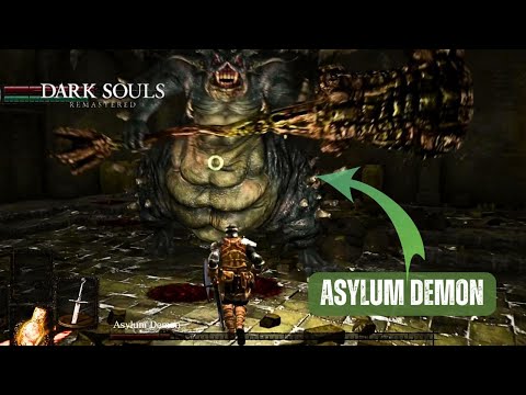 DARK SOULS REMASTERED - Asylum Demon | BOSS FIGHT 1