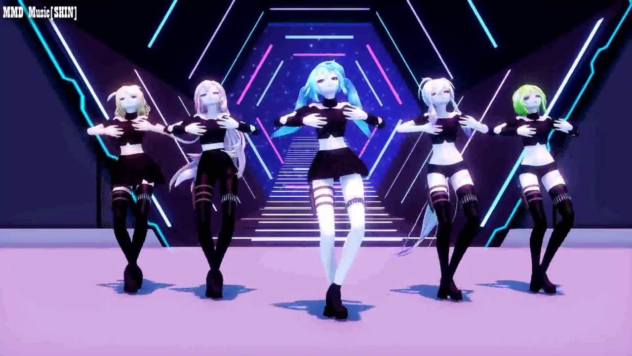MMD A Light That Never Gumi,Haku,Luka,Miku,Rin 【Model DL】 and 【Motion DL】