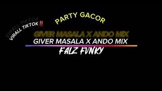 PARTY SAD GACOR - (FALZ FVNKY) x GIVER MASALA x ANDO MIX (BEAT MIXERD) _-_ (FREE FLM)