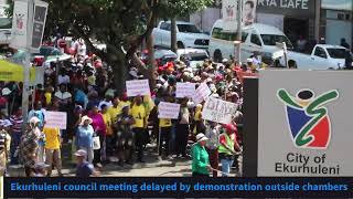 Service delivery protest rocks Ekurhuleni council meetings