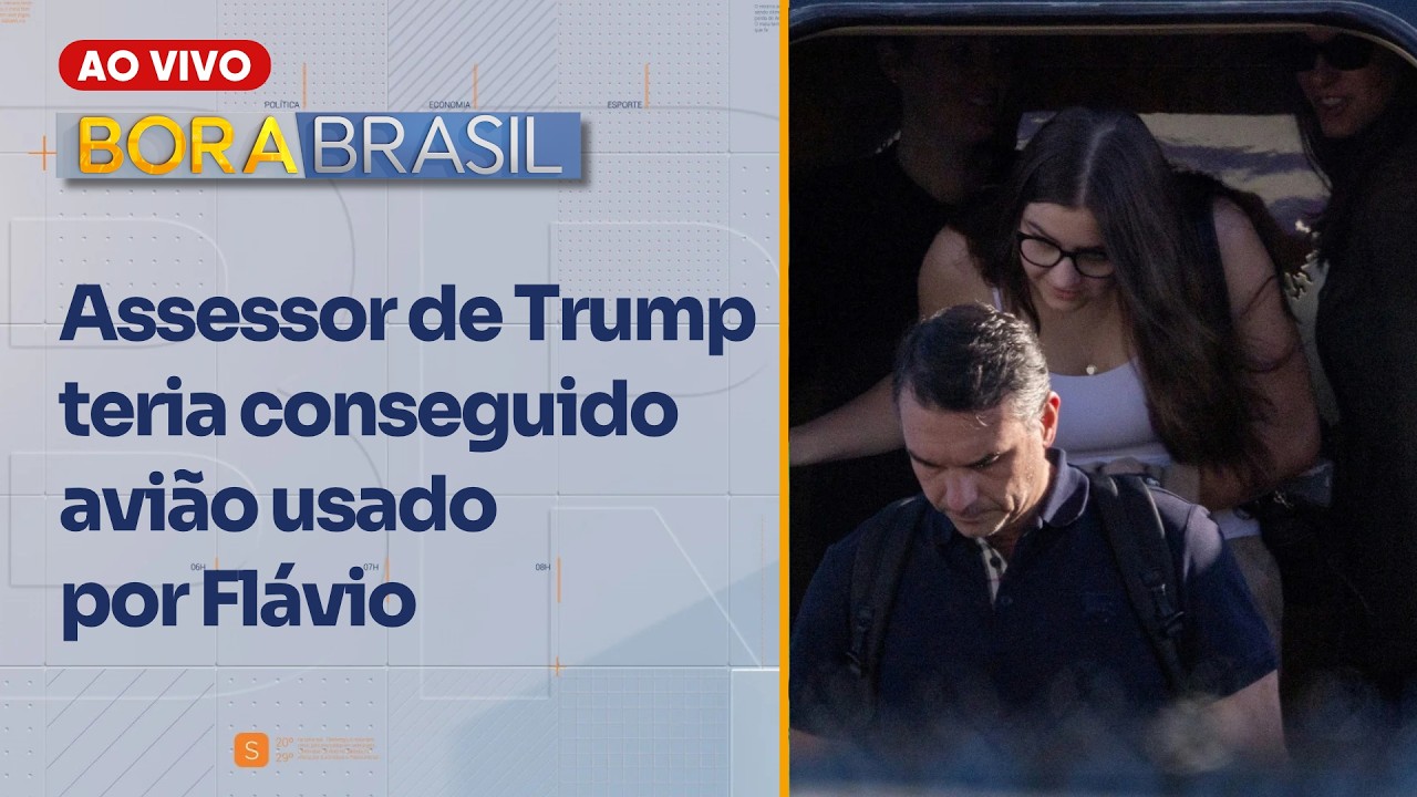 Assessor de Trump teria conseguido avião usado por Flávio | BORA BRASIL - 30/10/2026