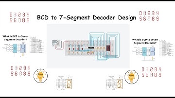 BCD to 7-Segment Decoder Circuits Design #CreativeideasEEE | #LABVIEWCreativeideasEEE ||