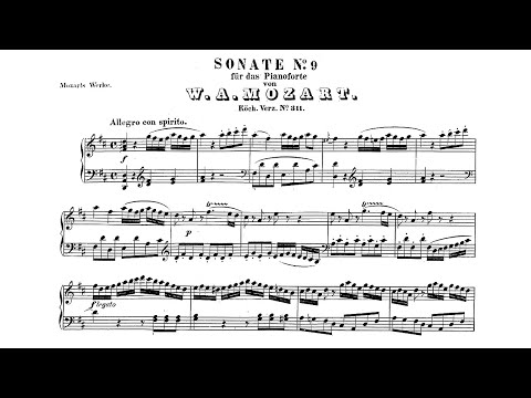 Mozart: Piano Sonata No. 9 in D major KV 311 - Christoph