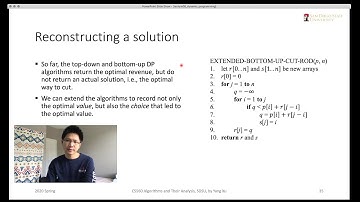 Video 2 for Lecture 6 Dynamic Programming: Matrix-chain Multiplication Problem