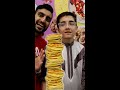 Kids pancake stacking competition boys vs girls
