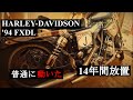 【HARLEY-DAVIDSON】14年間放置してたハーレー復活させて試運転(I left it for 14 years but ran)