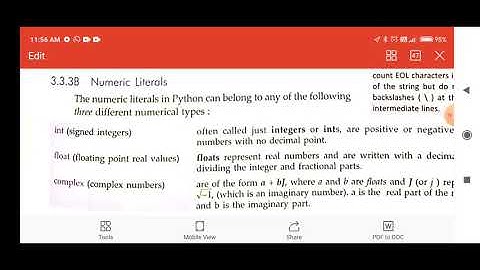 Types of literals in Python by Dr Surya Pratap Singh