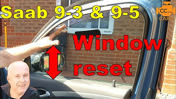 Saab 9-3 How to Fix Power Windows that goes up and reverses on its own
