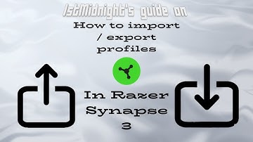 How to import/export profiles in Razer Synapse 3 (And discord glitch fix!)
