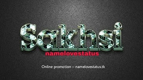 [Sakshi NAMESTATUS] Romantic WhatsApp status by namelovestatus (name love status)