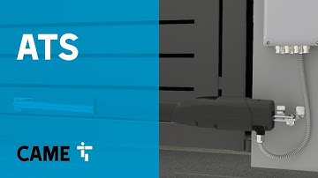 CAME ATS, the universal telescopic motor for swing gates, with 230 or 24 Volt power supply