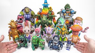 I painted all of these sofubi figures!
