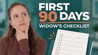 The Widow's Financial Checklist: Your First 90 Days