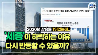 세종시 집값은 왜 폭등했고, 이젠 왜 떨어지고있나?