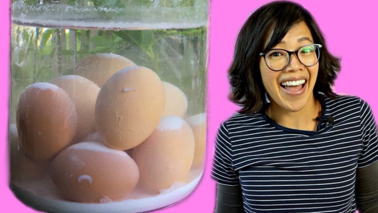 PERFECT Eggs With NO Refrigeration?  | Lime Water Eggs -- 1800s Egg Preservation | emmymade