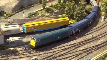 Blackwood N Gauge Layout.  Hunt coupling test.