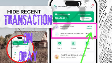 How to hide your recent transactions on OPAY.
