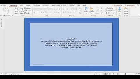 Programa de configurações de redes em shell script