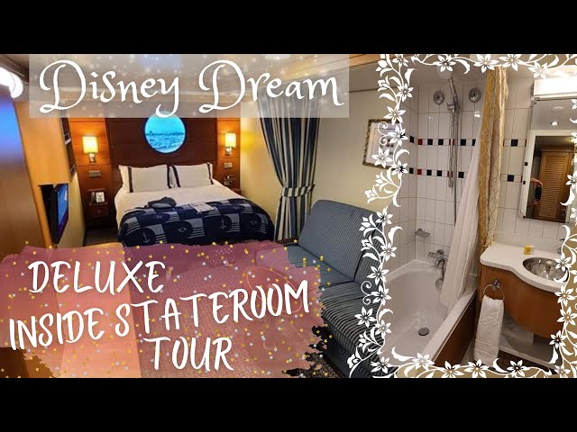 DISNEY DREAM DELUXE INSIDE STATEROOM (ROOM TOUR) - YouTube