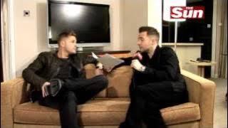 Westlife star Nicky Byrne interviews shane fila on The Sun  Showbiz