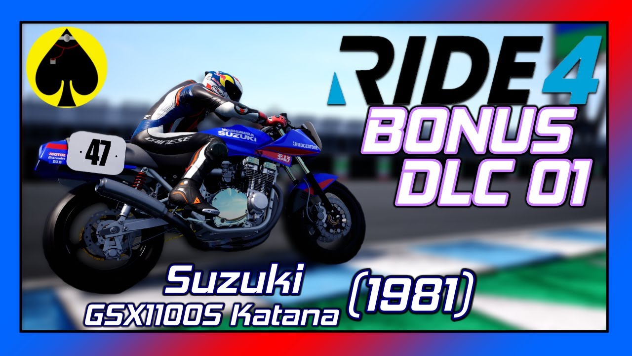 RIDE 4 - Free Bonus Pack 01 DLC - Suzuki GSX1100S Katana RM