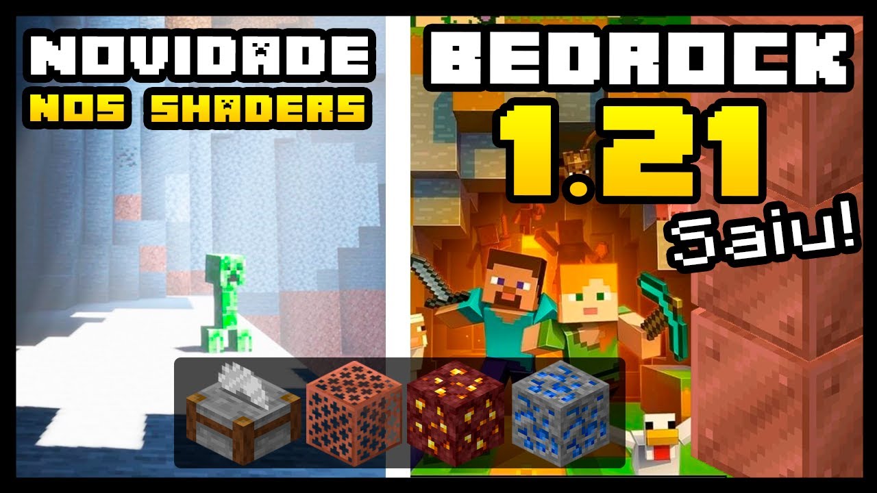 MINECRAFT 1.21? OS SHADERS PARA BEDROCK PODEM RETORNAR E AINDA