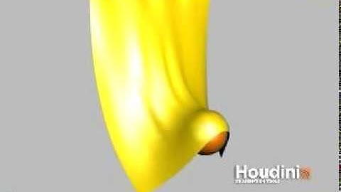 Houdini Particle, ParticleSOP, Particles, VFXSpringCloth.mov