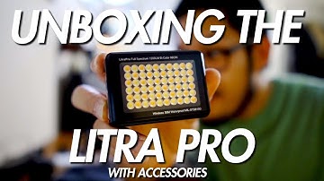 Unboxing the Litra Pro LED Light with Accessories | Kickstarter Project