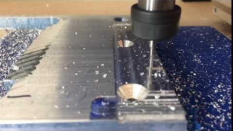 DIY CNC Router Tiny Adaptive Toolpath
